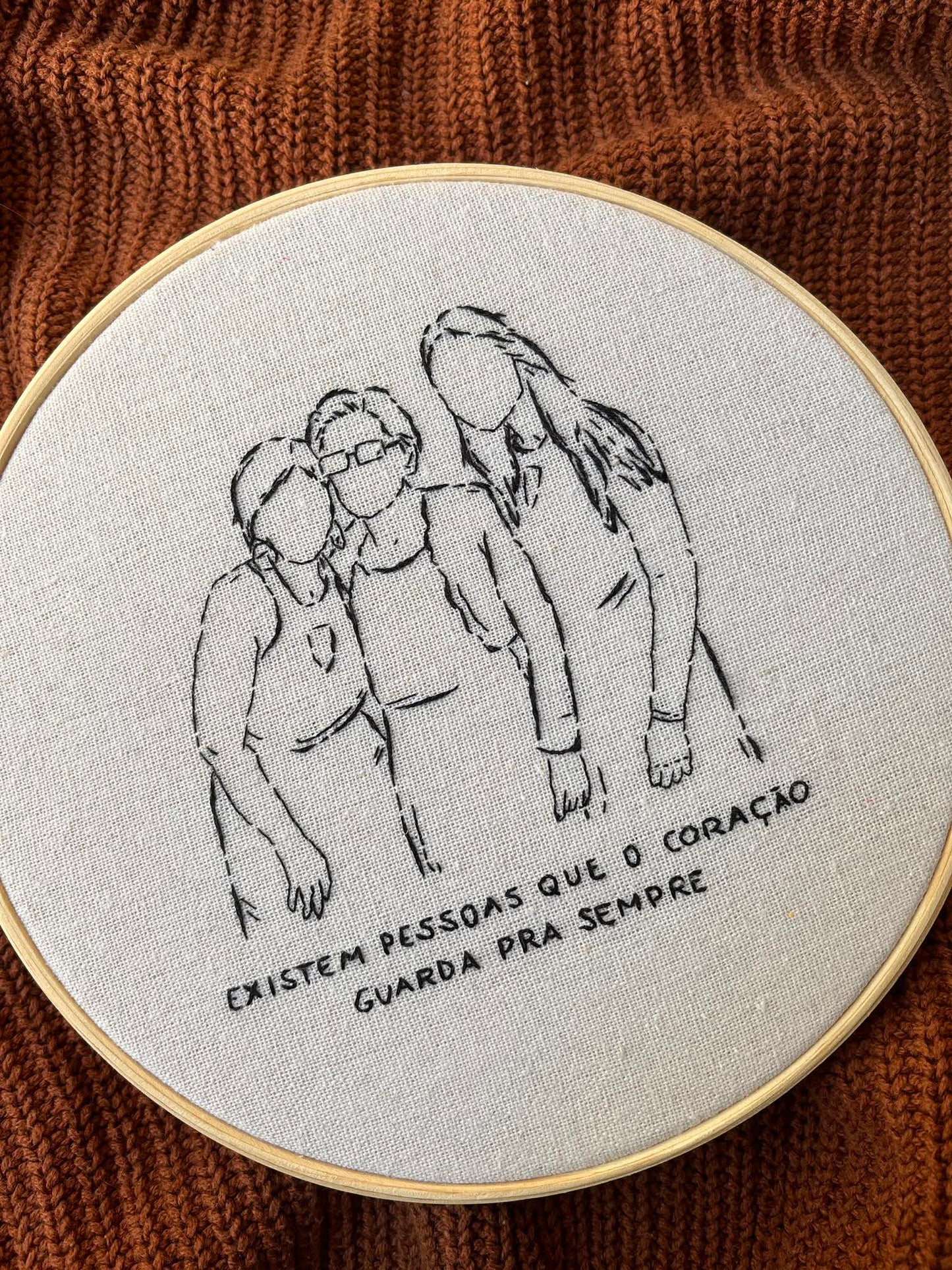 Embroidery Line Portrait