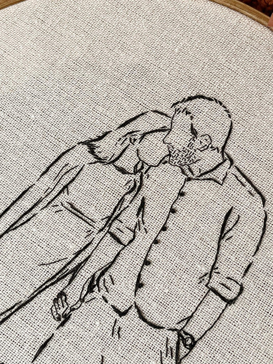 Embroidery Line Portrait