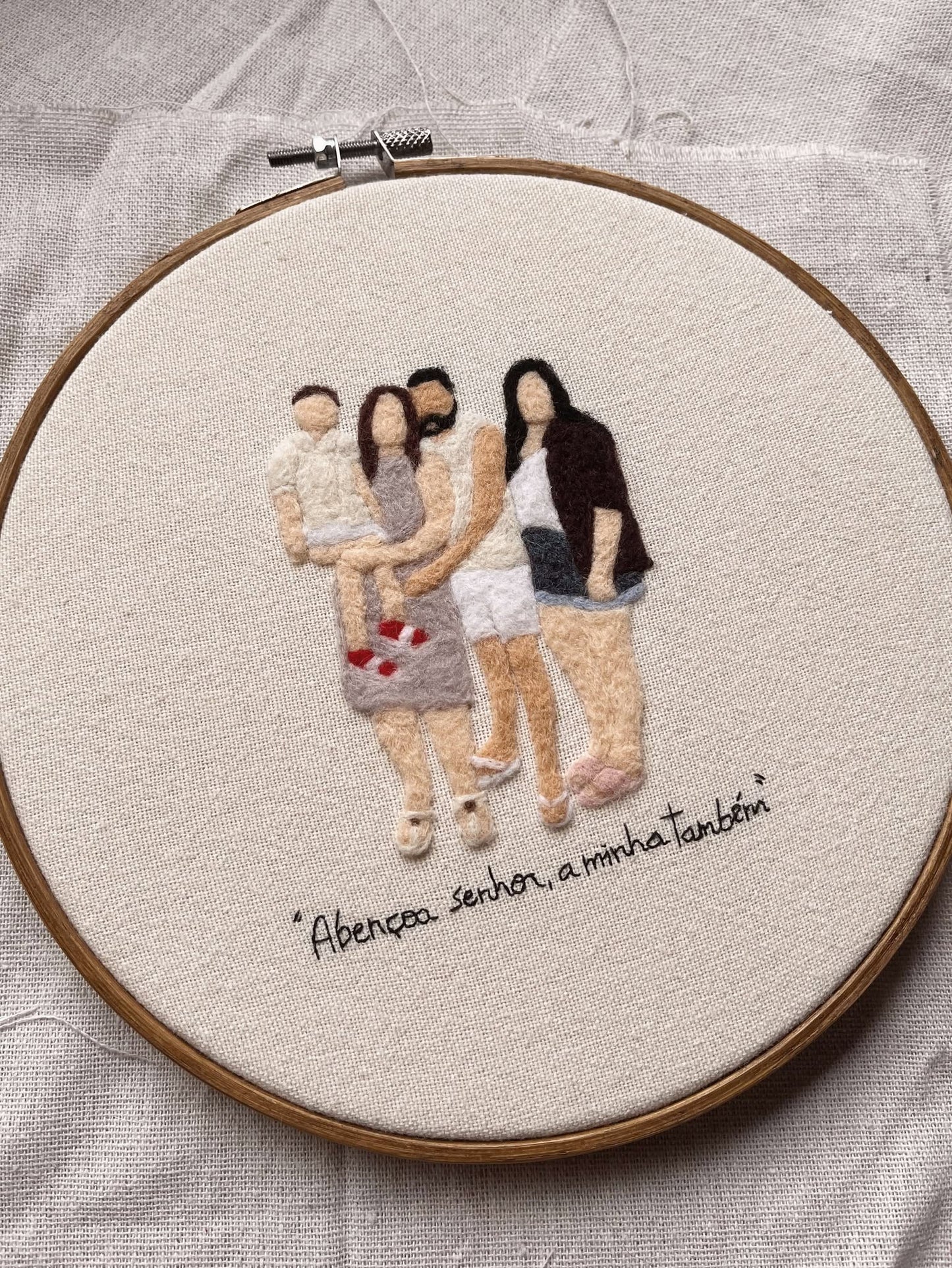 Family and Friends Felt Portrait