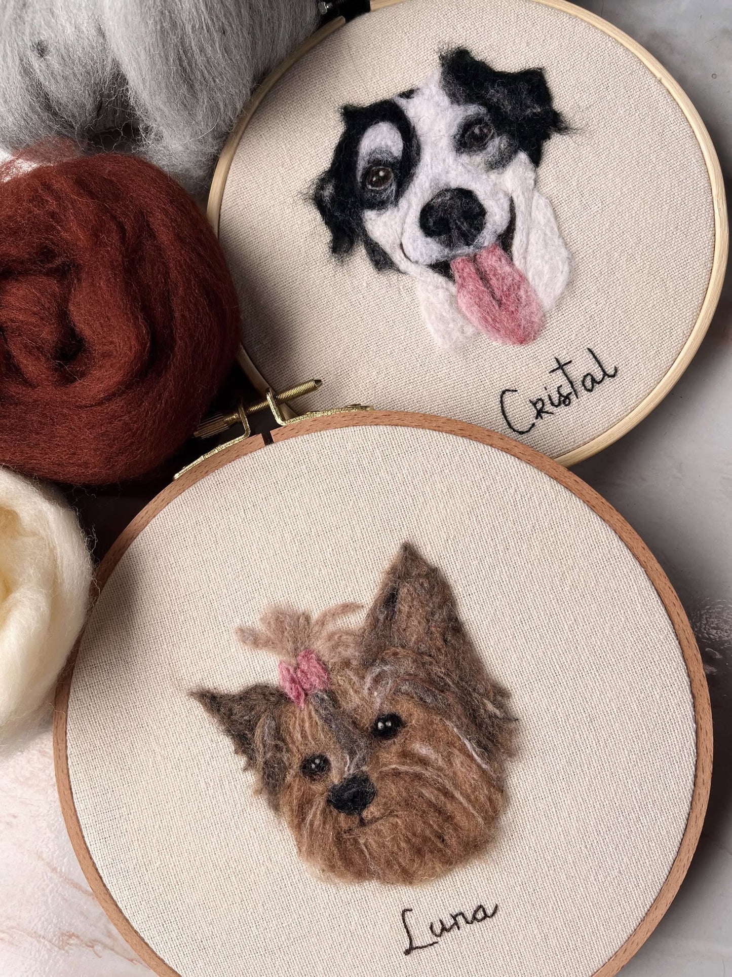 Pet Felt Portrait