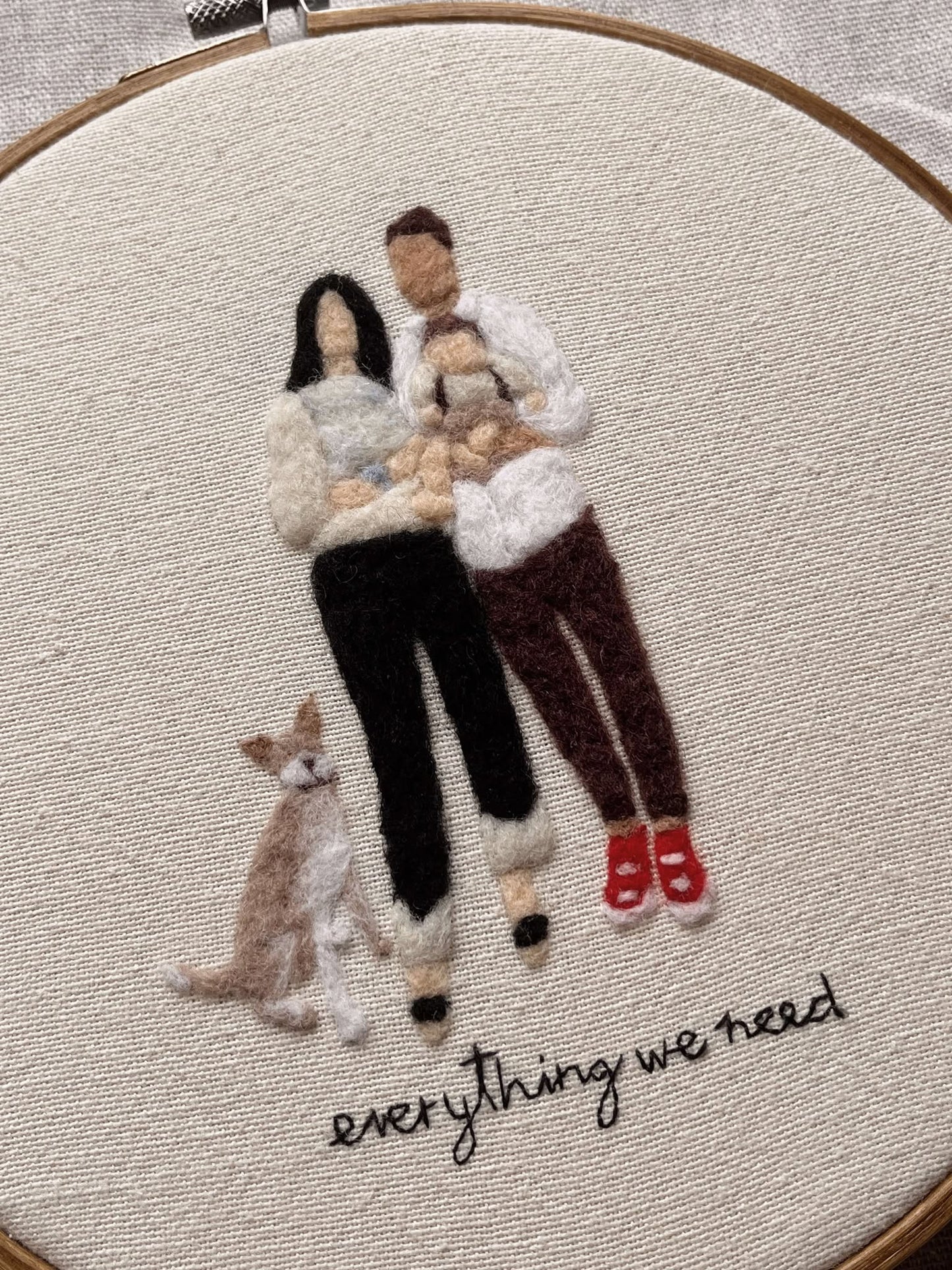 Family and Friends Felt Portrait