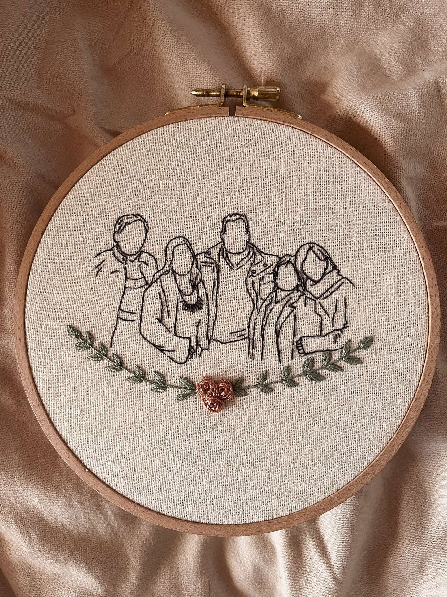 Embroidery Line Portrait