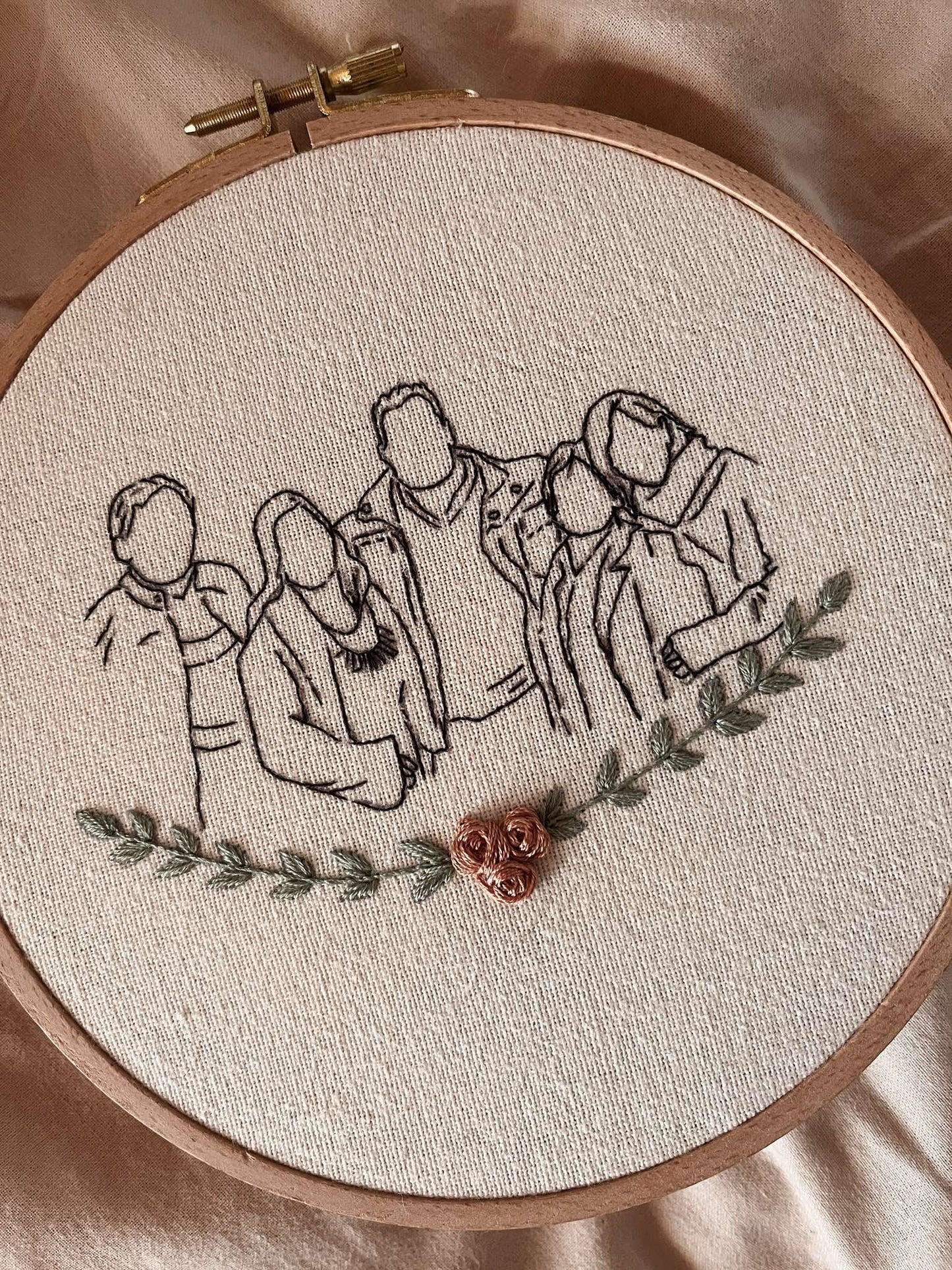 Embroidery Line Portrait