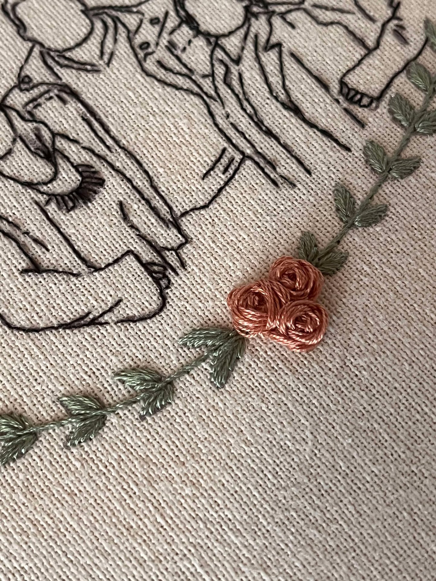 Embroidery Line Portrait