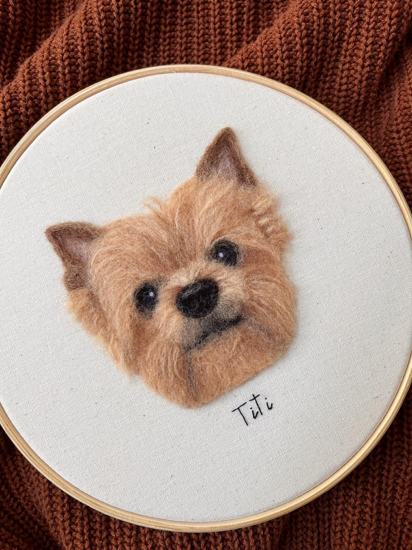 Pet Felt Portrait
