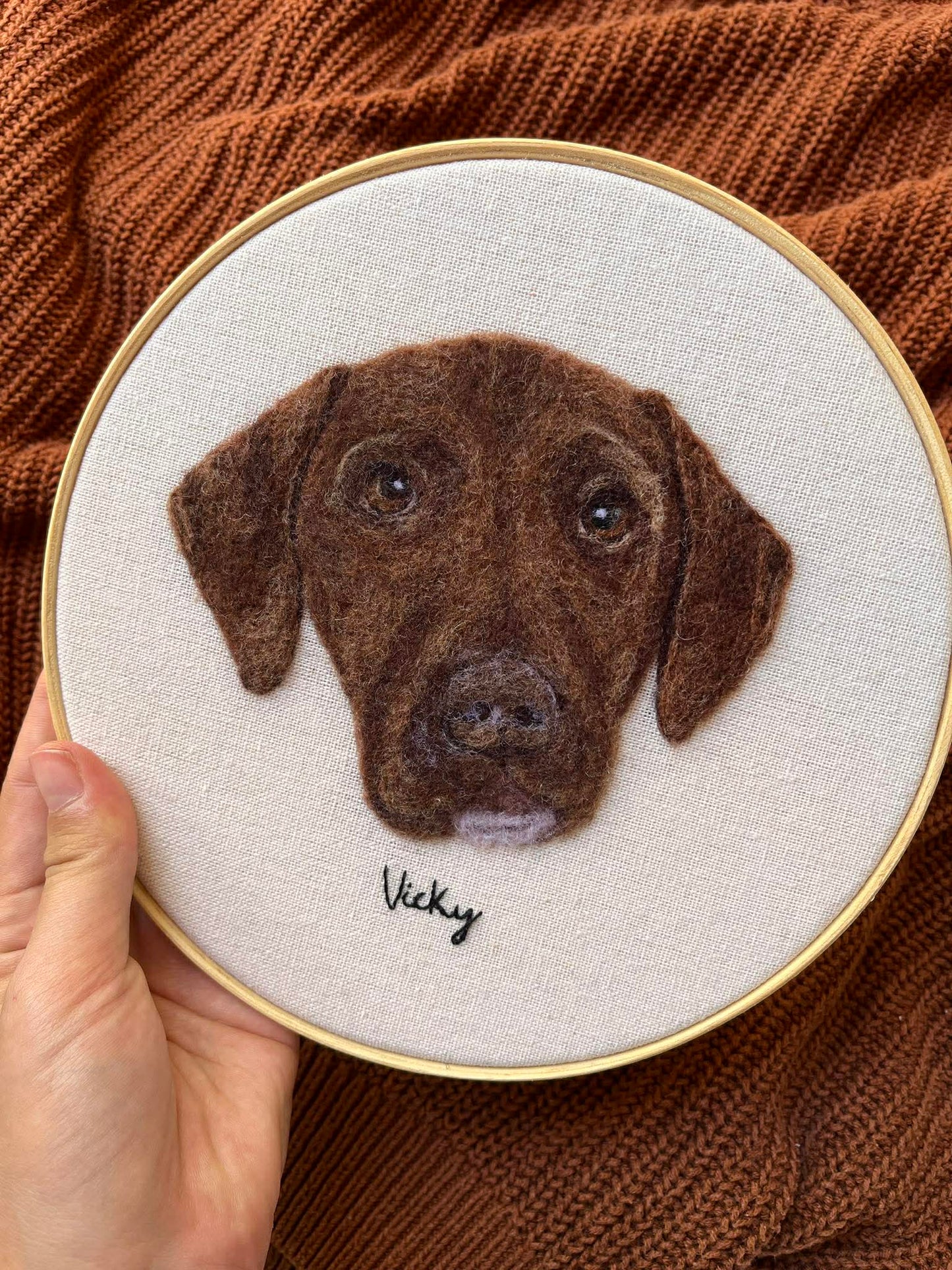 Pet Felt Portrait