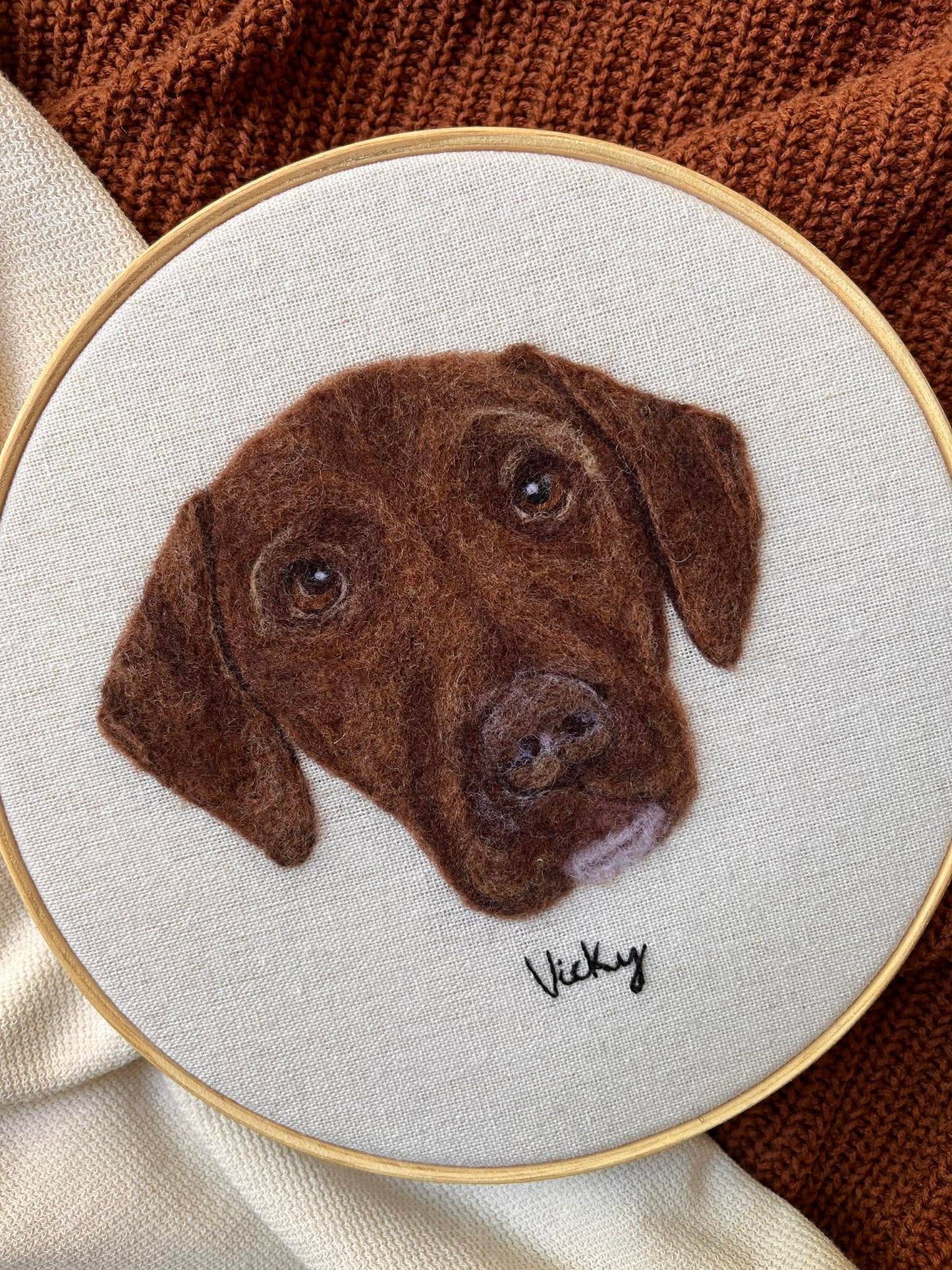 Pet Felt Portrait