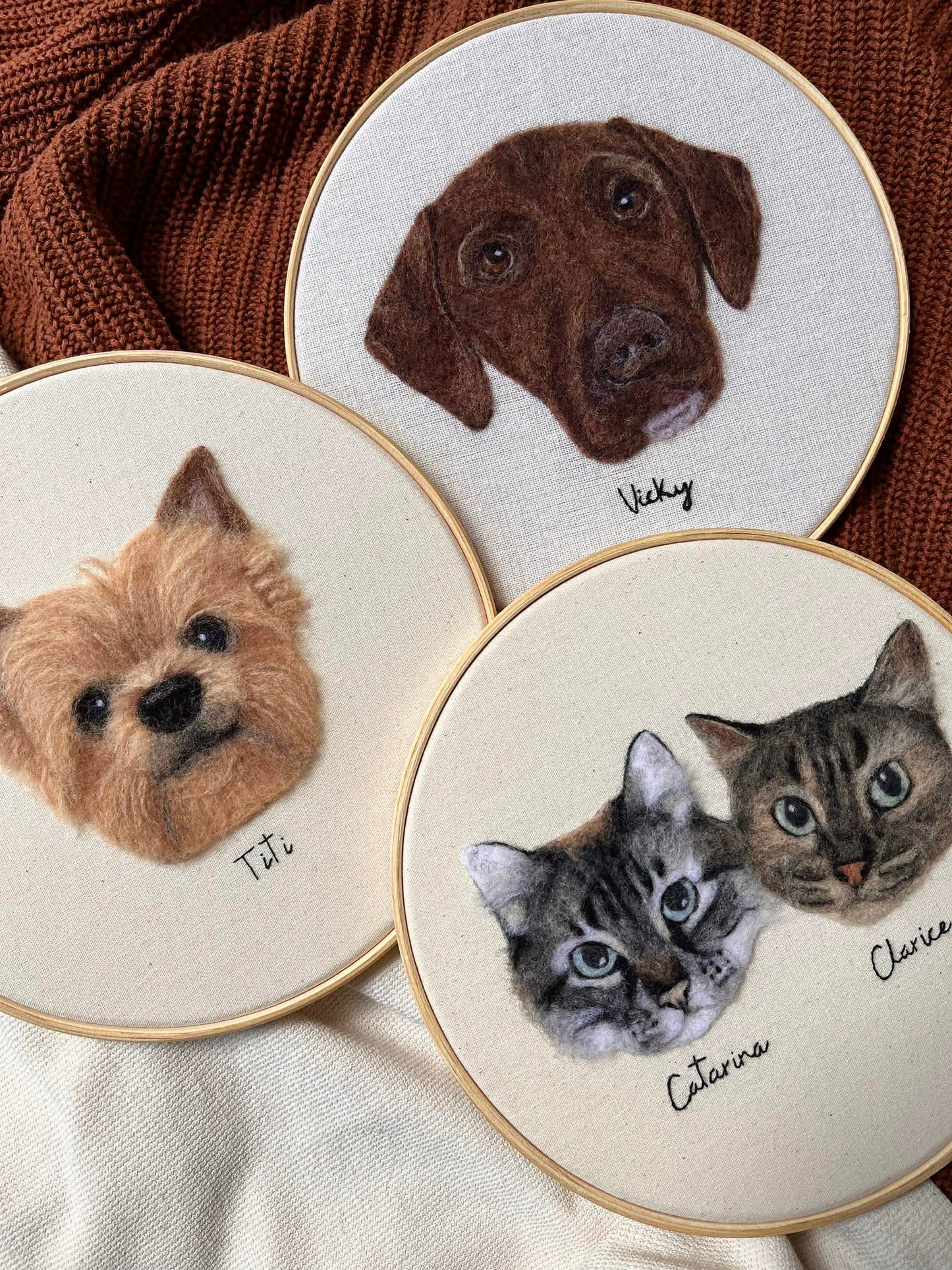 Pet Felt Portrait
