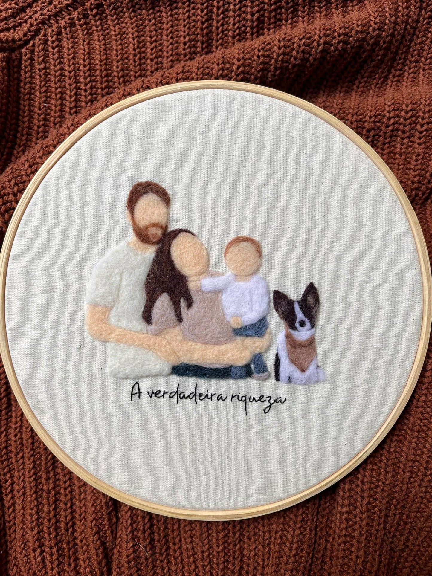 Family and Friends Felt Portrait