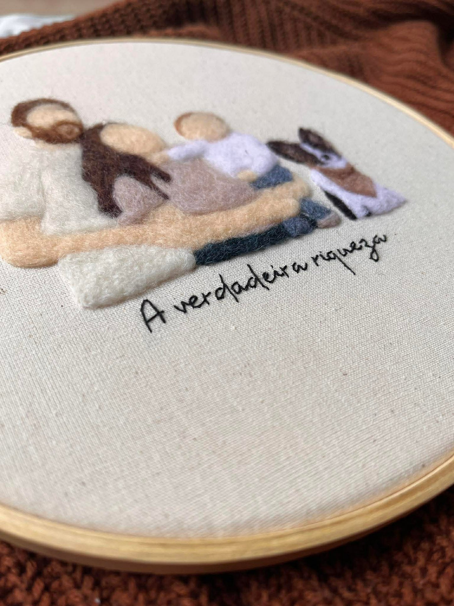 Family and Friends Felt Portrait