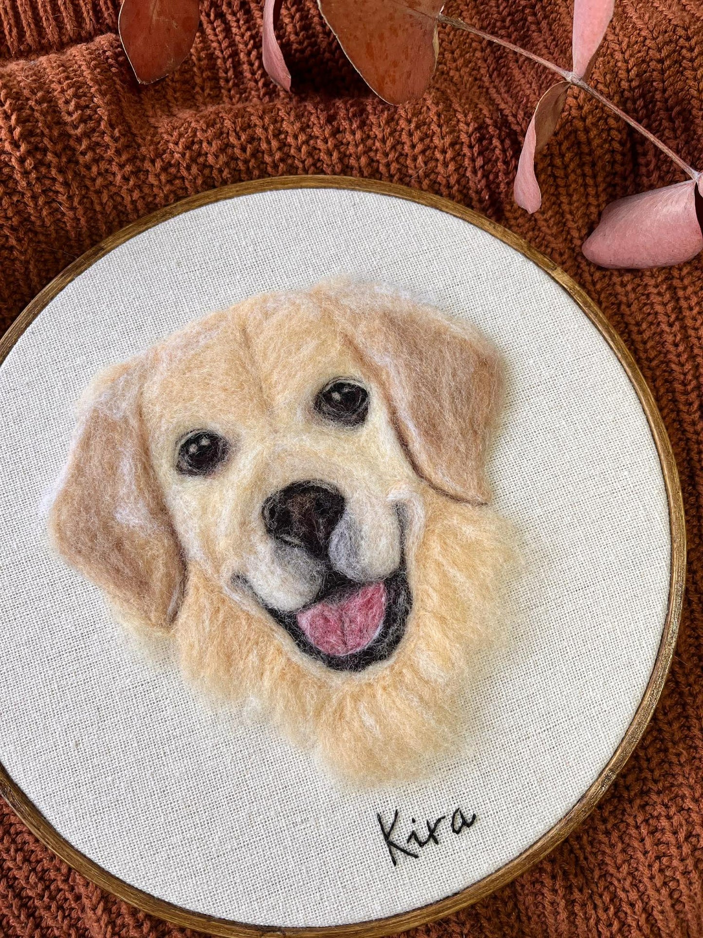 Pet Felt Portrait