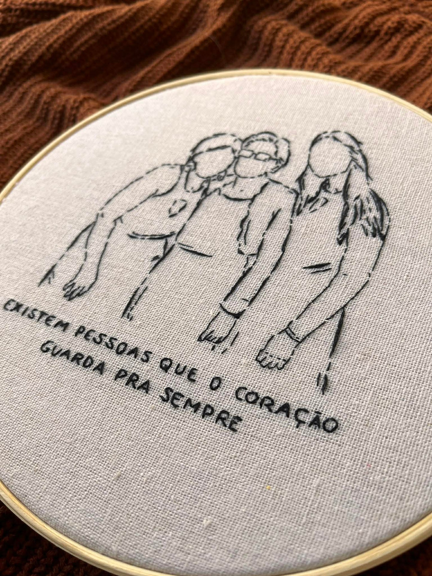 Embroidery Line Portrait