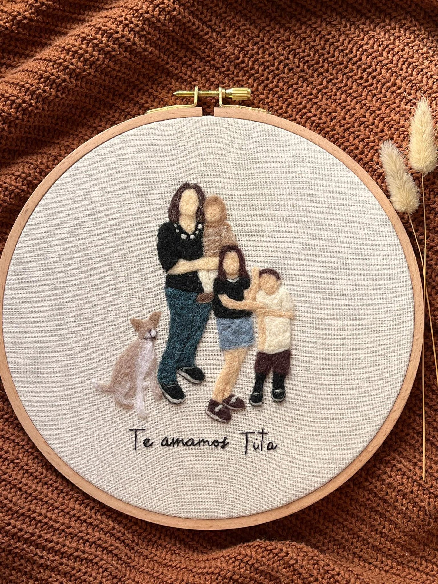 Family and Friends Felt Portrait