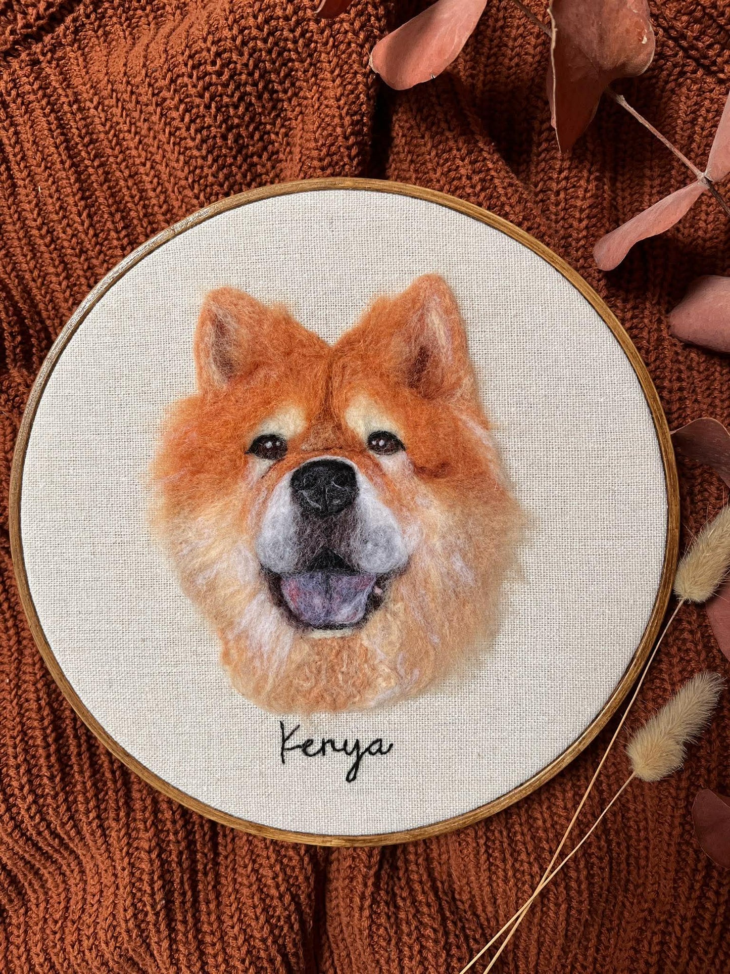 Pet Felt Portrait