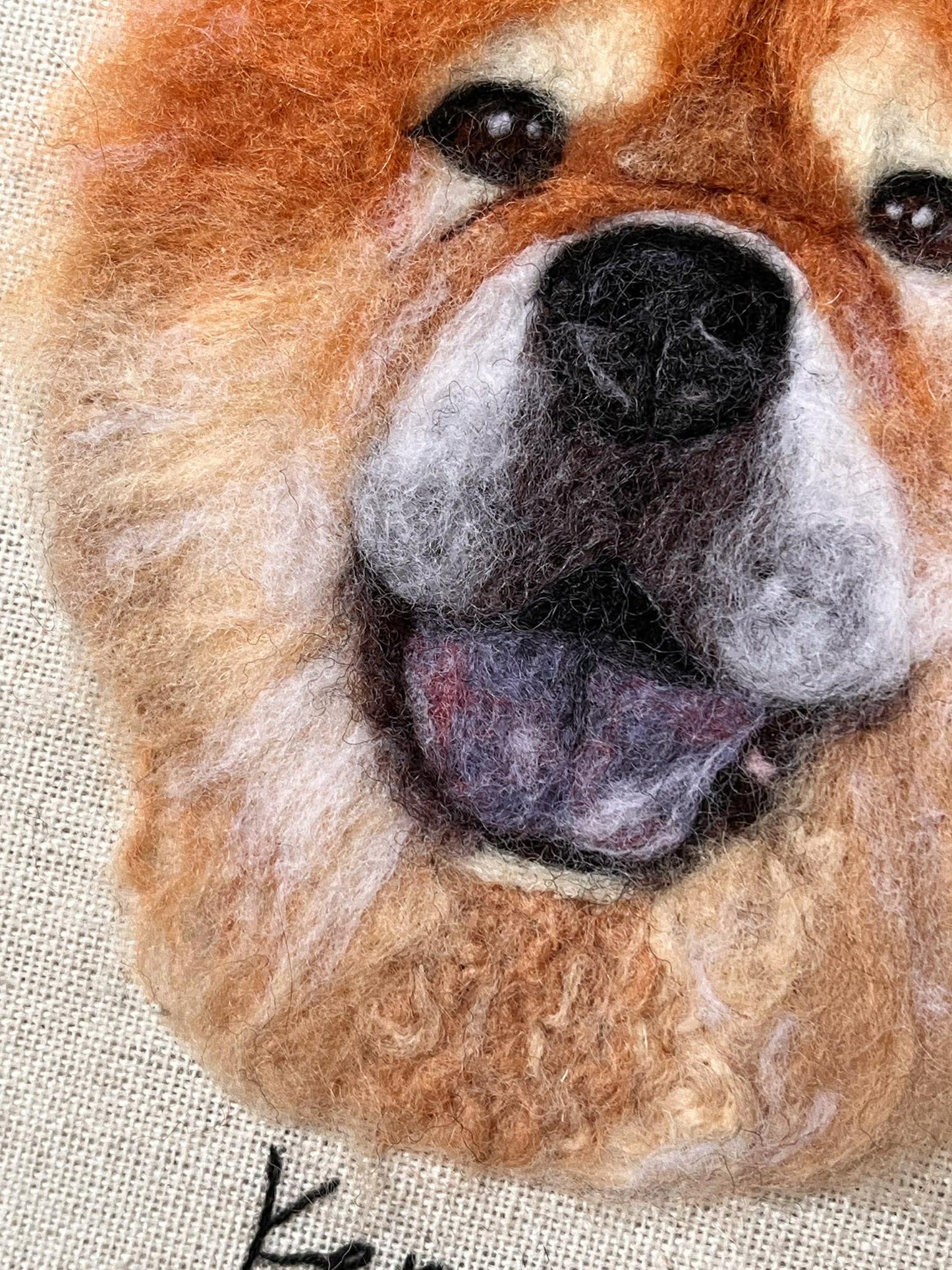 Pet Felt Portrait