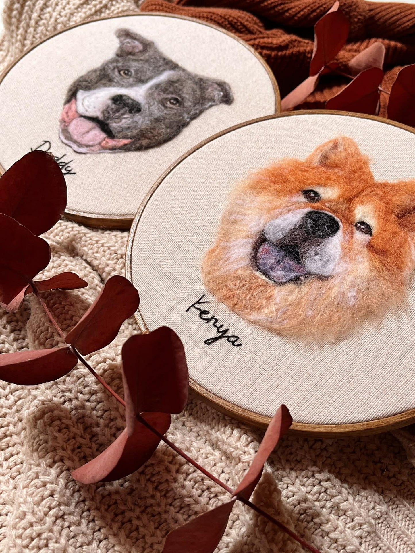 Pet Felt Portrait