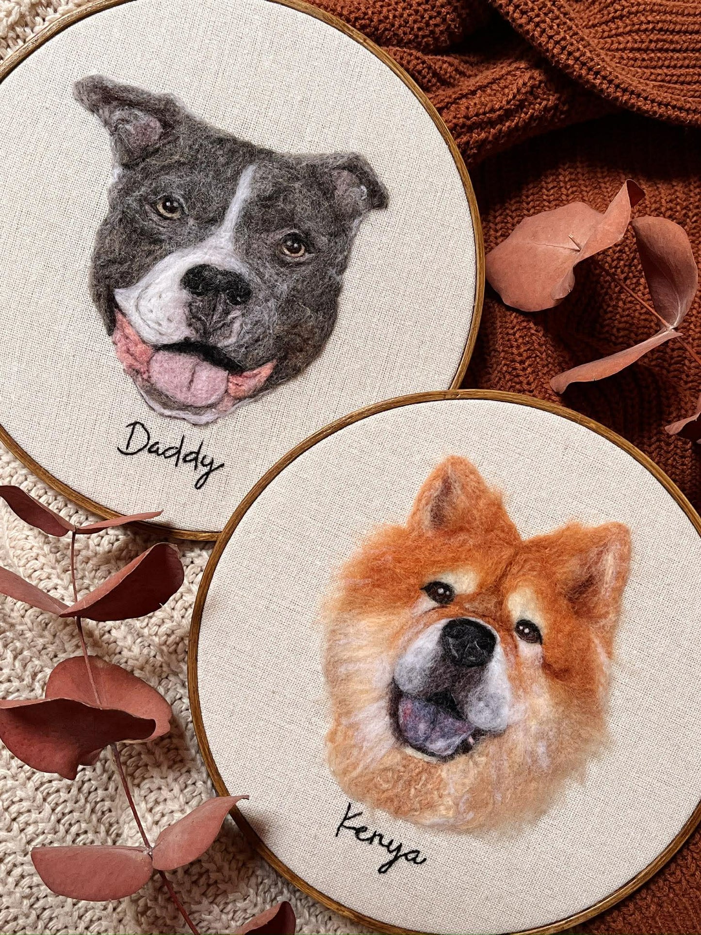 Pet Felt Portrait