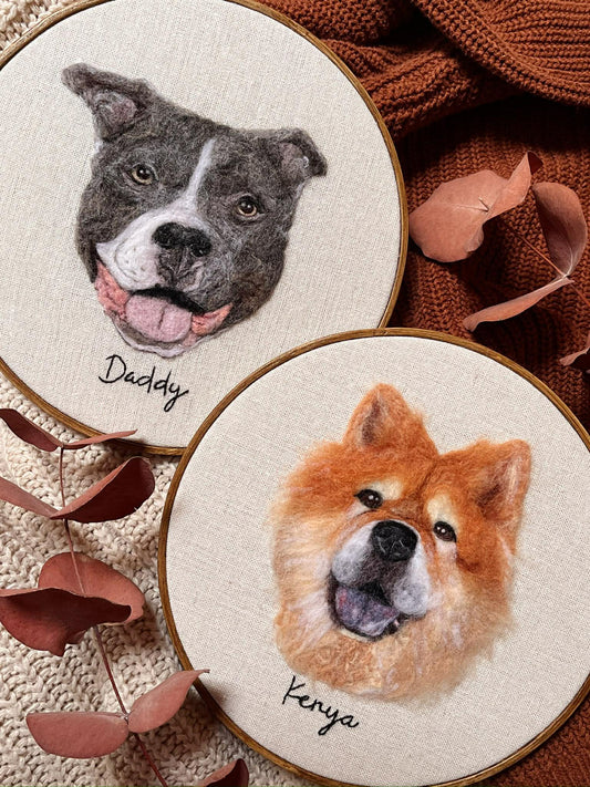 Pet Felt Portrait