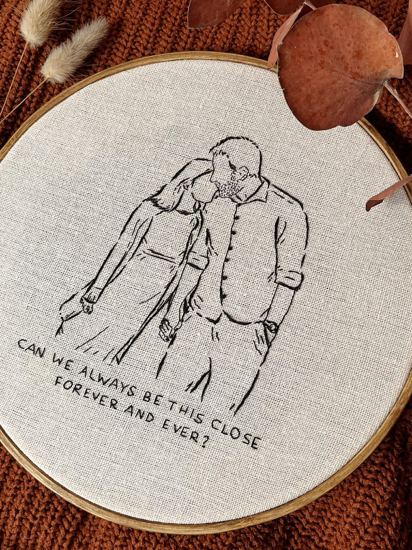 Embroidery Line Portrait