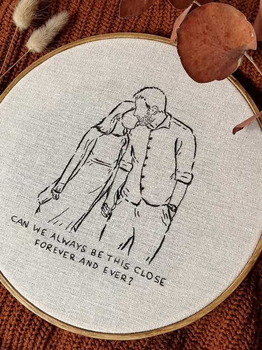 Embroidery Line Portrait