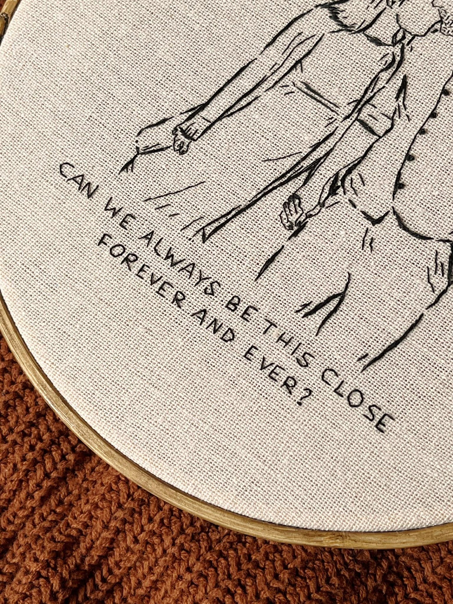 Embroidery Line Portrait