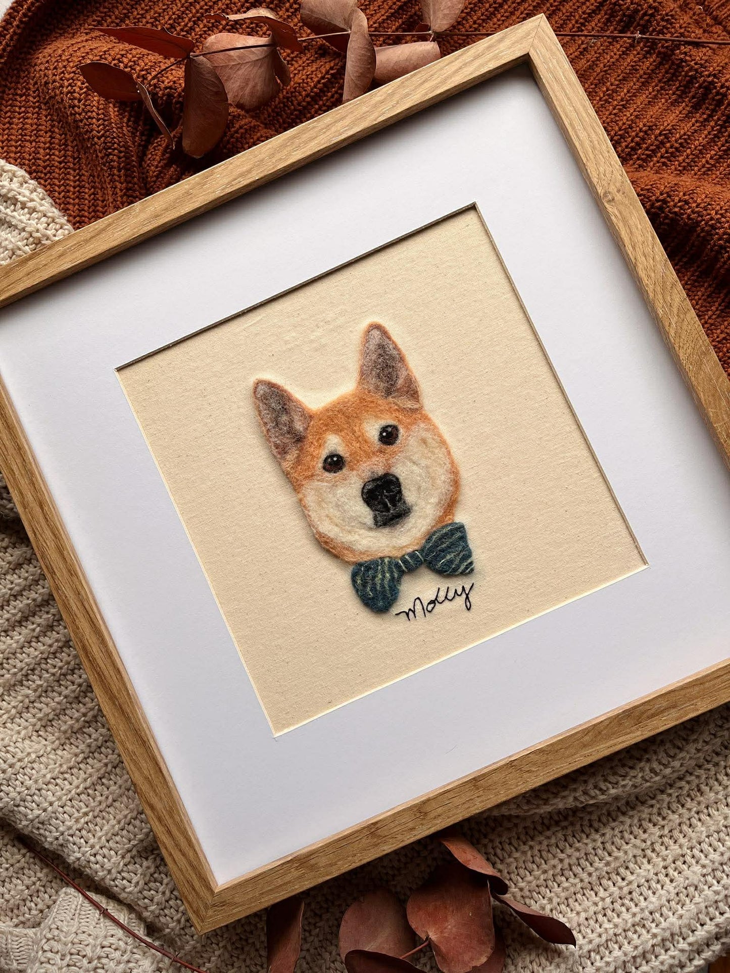 Pet Felt Portrait